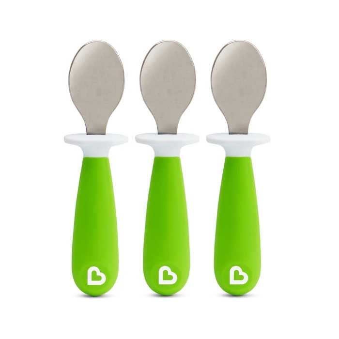 #ชุดช้อน Munckin : MNK21139 Raise Toddler Spoons - 3pk