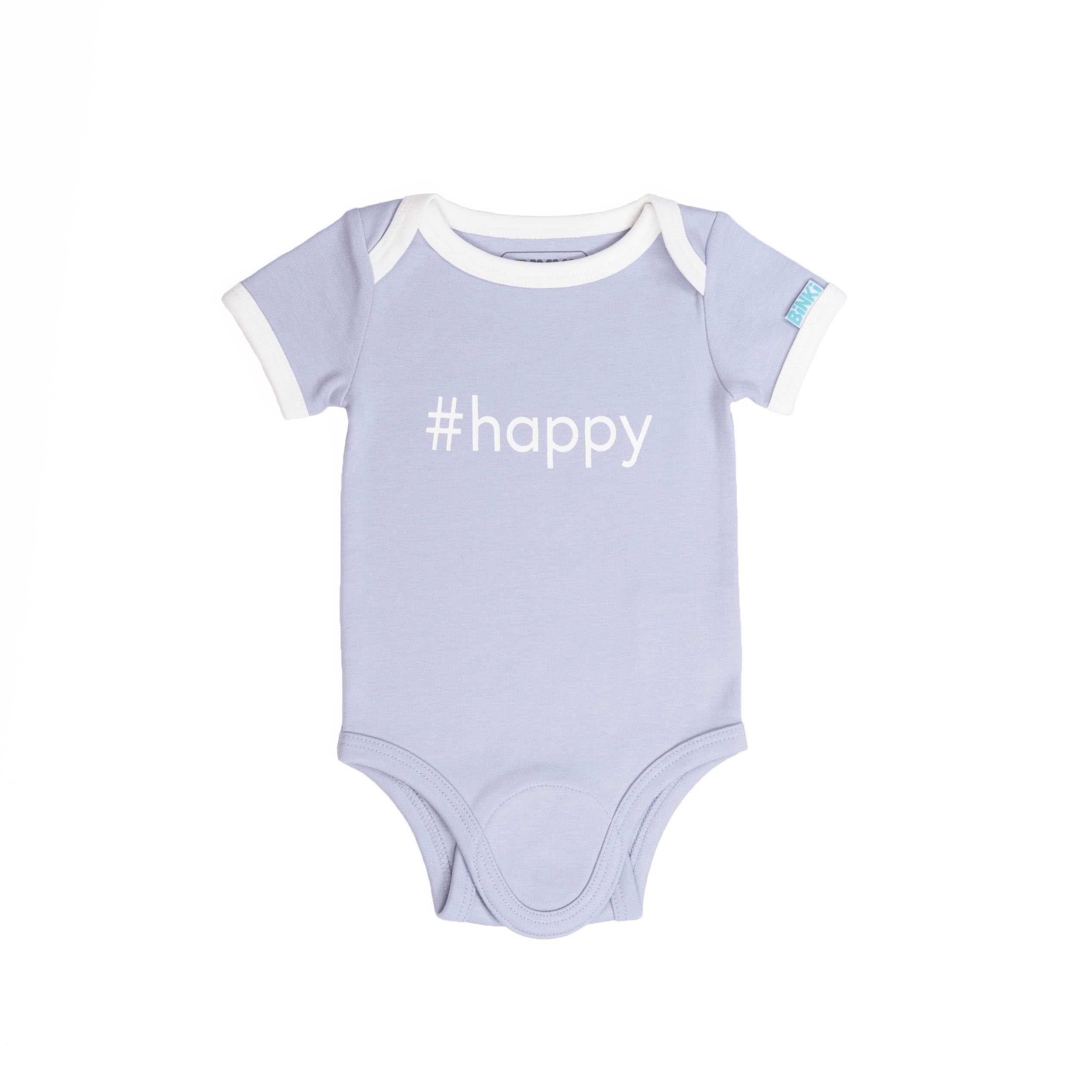 Bodysuit Shortsleeve #Happy - Lilac
