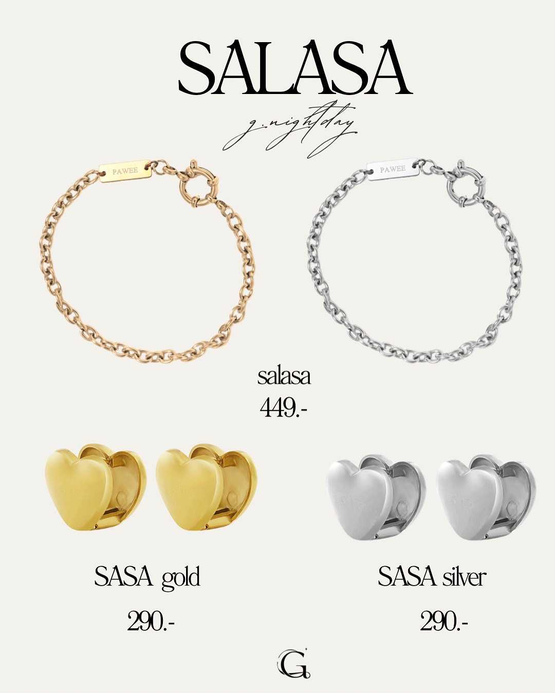 Salasa ข้อมือสแตนเลสรุ่นใหม่ ดีไซน์สุดเก๋💗 unisex 💛 มีทั้งแบบผู้หญิงและผู้ชาย