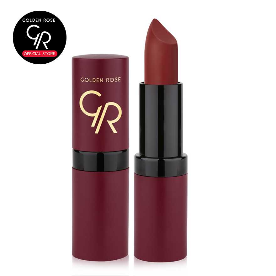 Golden Rose โกลเด้น โรส ลิปสติก เวลเวท แมท Velvet Matte Lipstick 4.2กรัม เบอร์ 22