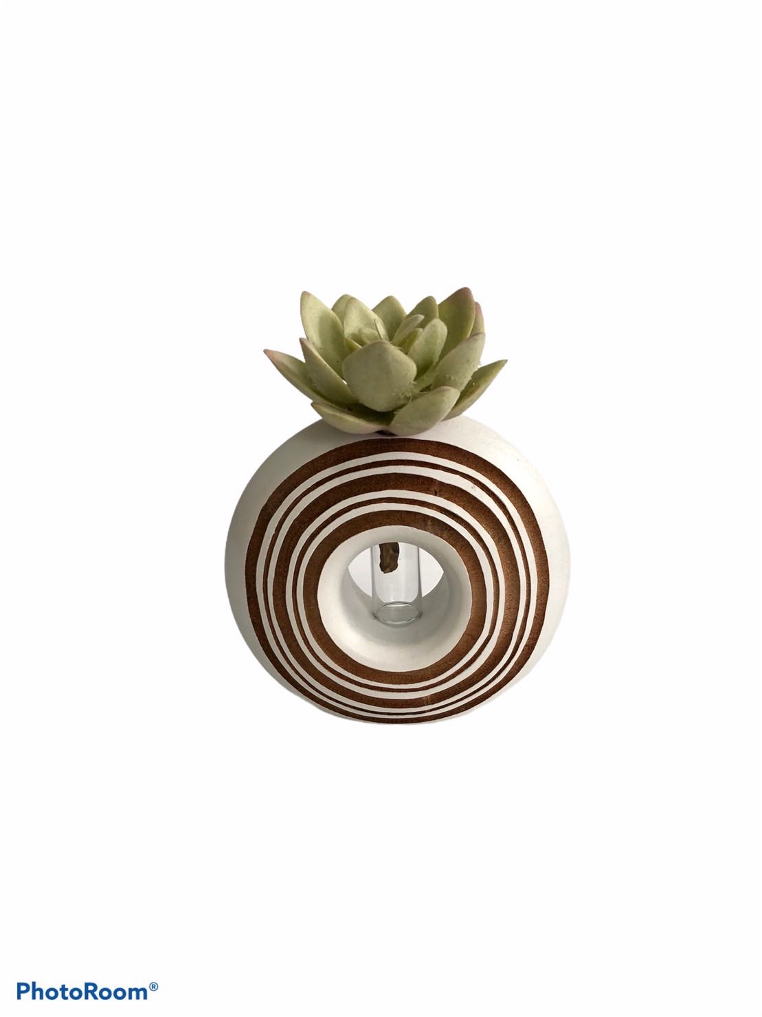 Vase Tsunami white 