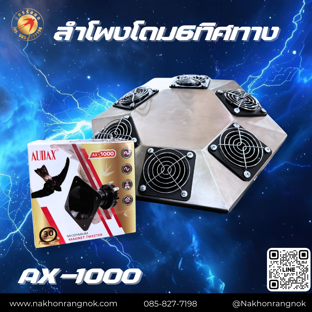 ลำโพงจตุรทิศ ประกอบลำโพงรุ่น AX-1000