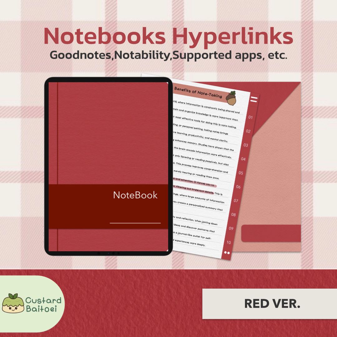 Color Pop Linkbook Redberry Rush - Red Ver.