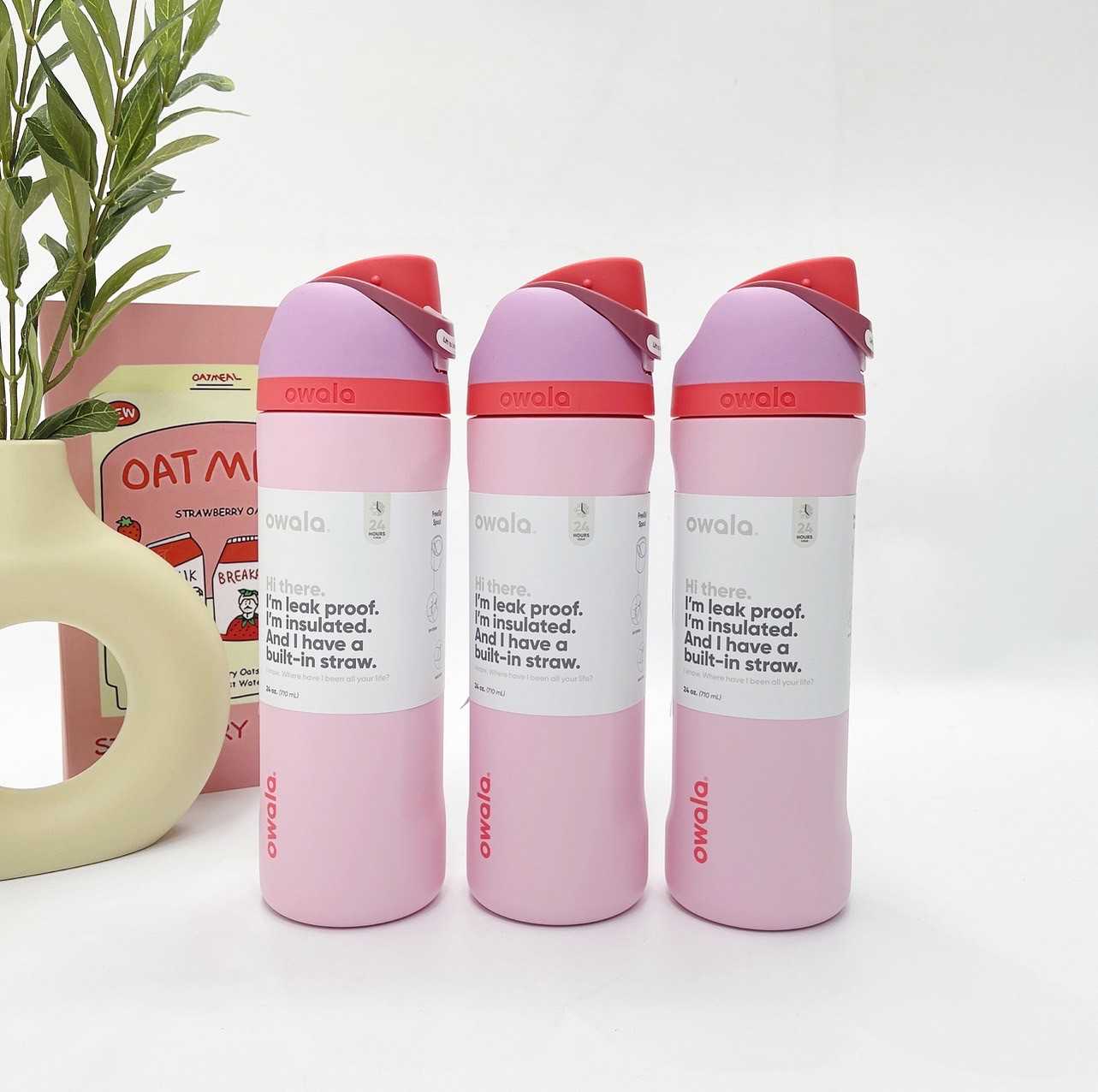 Owala FreeSip 24 Oz ( Blossom Bunny)