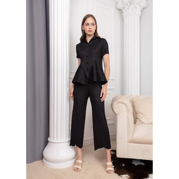 2MUAY รุ่น GJO2103/GJO2088-1 เซ็ตพลีทคุณภาพ เซ็ตใส่ได้บ่อย 8สี FREE SIZE BUTTONFRONT VOLUME TOP P...