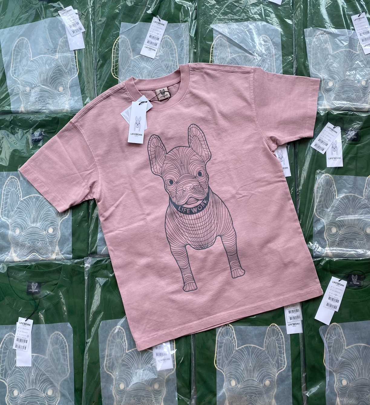 เสื้อยืด life work 