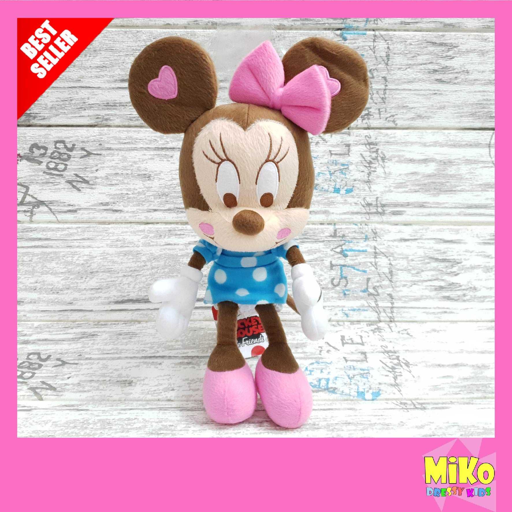 ตุ๊กตา Minnie Mouse Happy World ลิขสิทธิ์แท้ งานป้าย มอก.