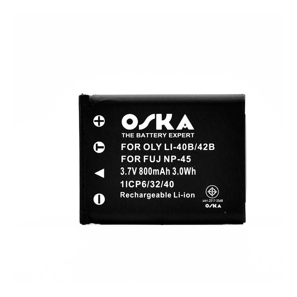 OSKA Camera Battery For FUJ NP-45/OLY LI-42B