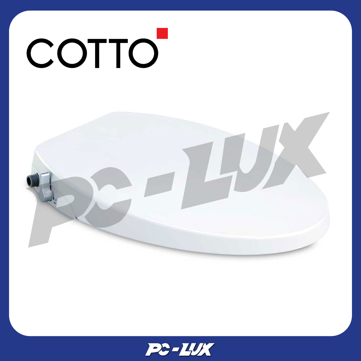 COTTO คอนวีเนียนซ์ ฝารองนั่งชนิดไม่ใช้ไฟฟ้า : ทรงอีลองเกต รุ่น CVN92201