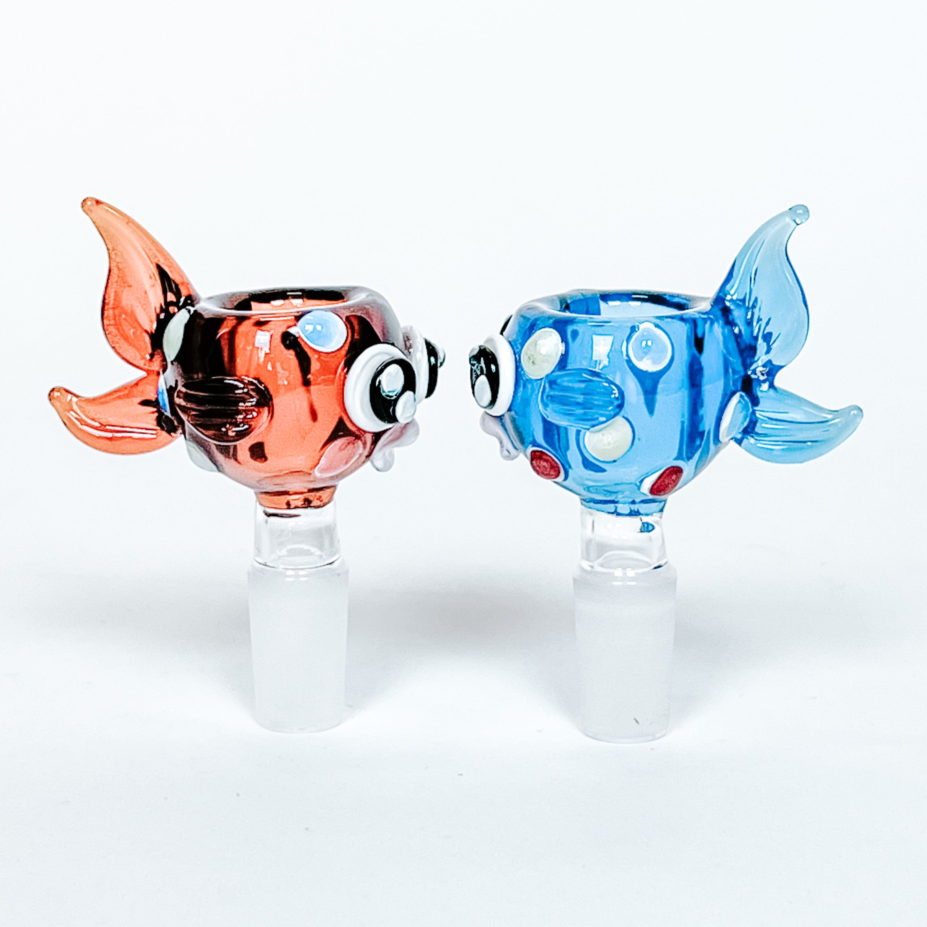 (14 mm) Color Fish Glass Bowl