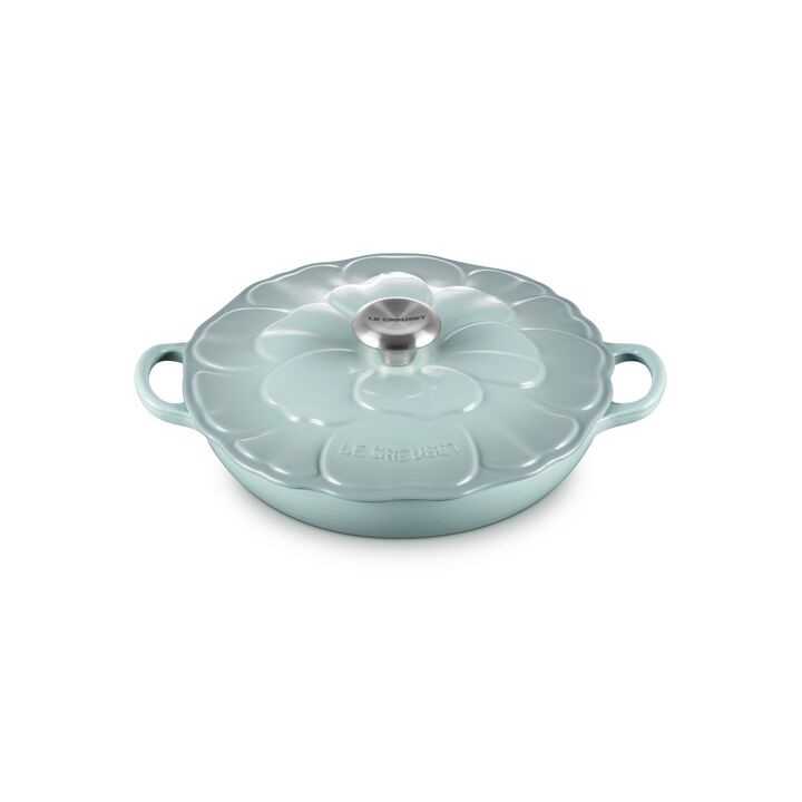 SIGNATURE PETAL SHALLOW 26CM SEA SALT SS KNOB