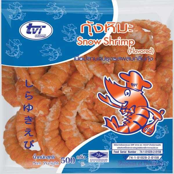 T กุ้งหิมะ 500g. x 20 pack ( ส่ง 20+ 58 บาท )