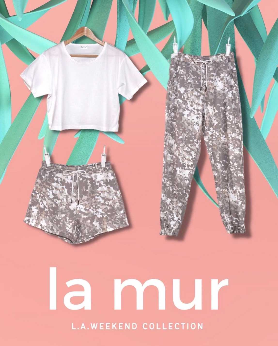 White-Grey Camo L.A. Weekend Collection