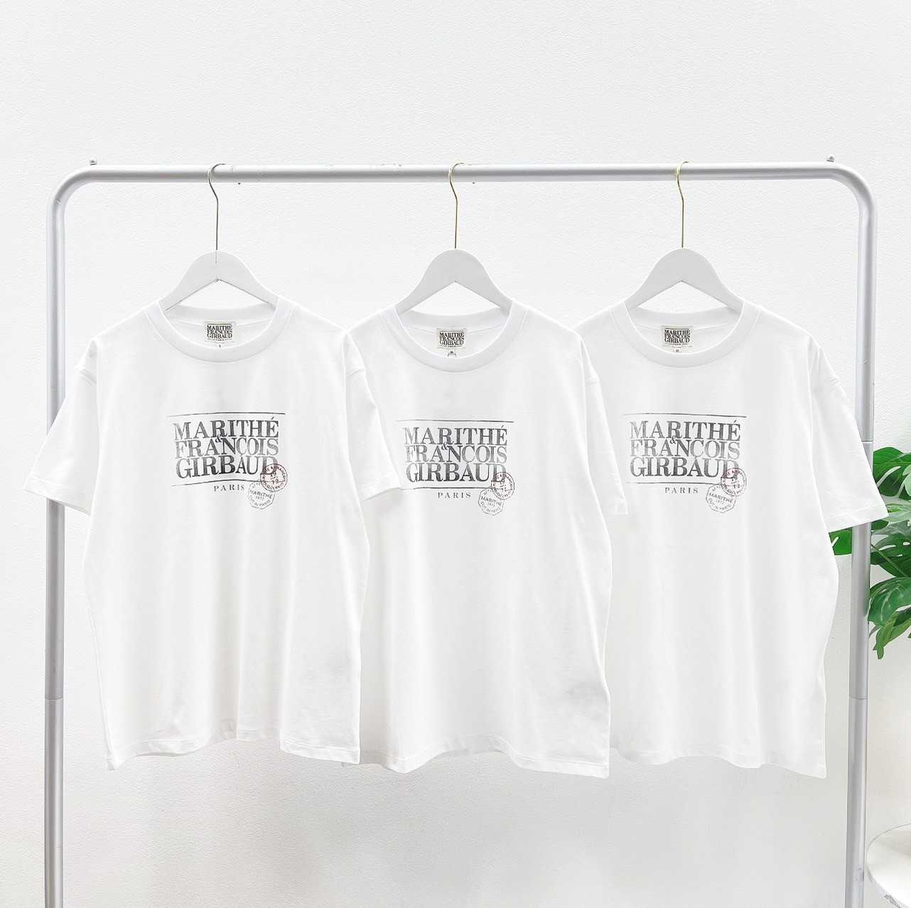Marithe Classic logo Stamp Tee (White)