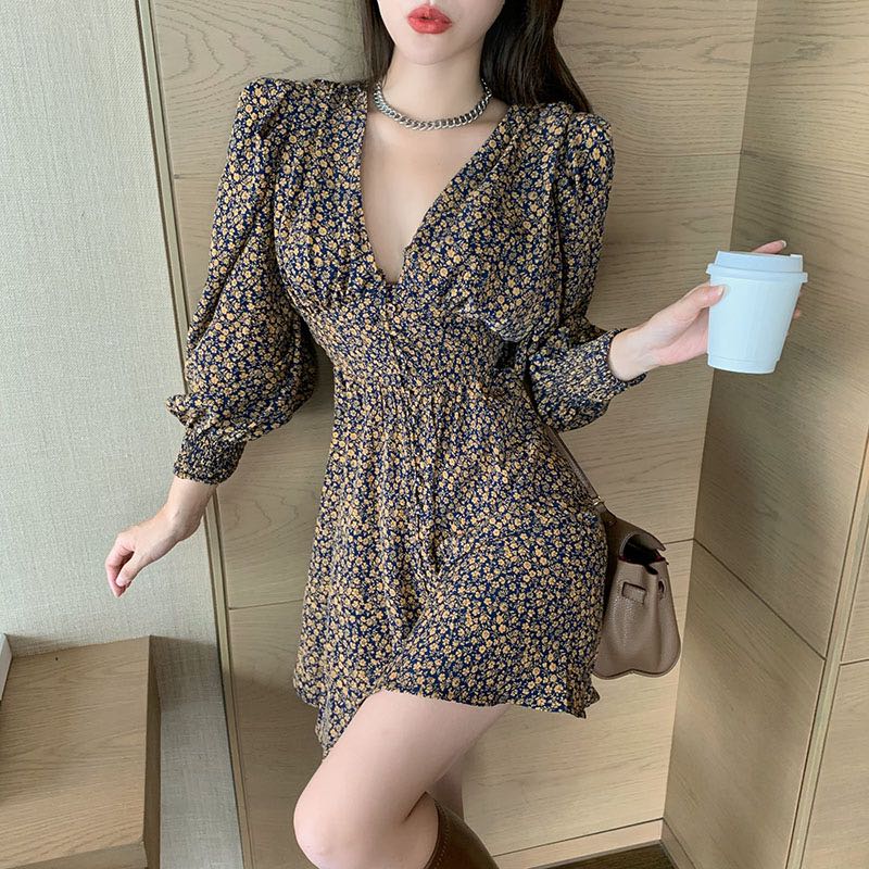 Yellow flower dress