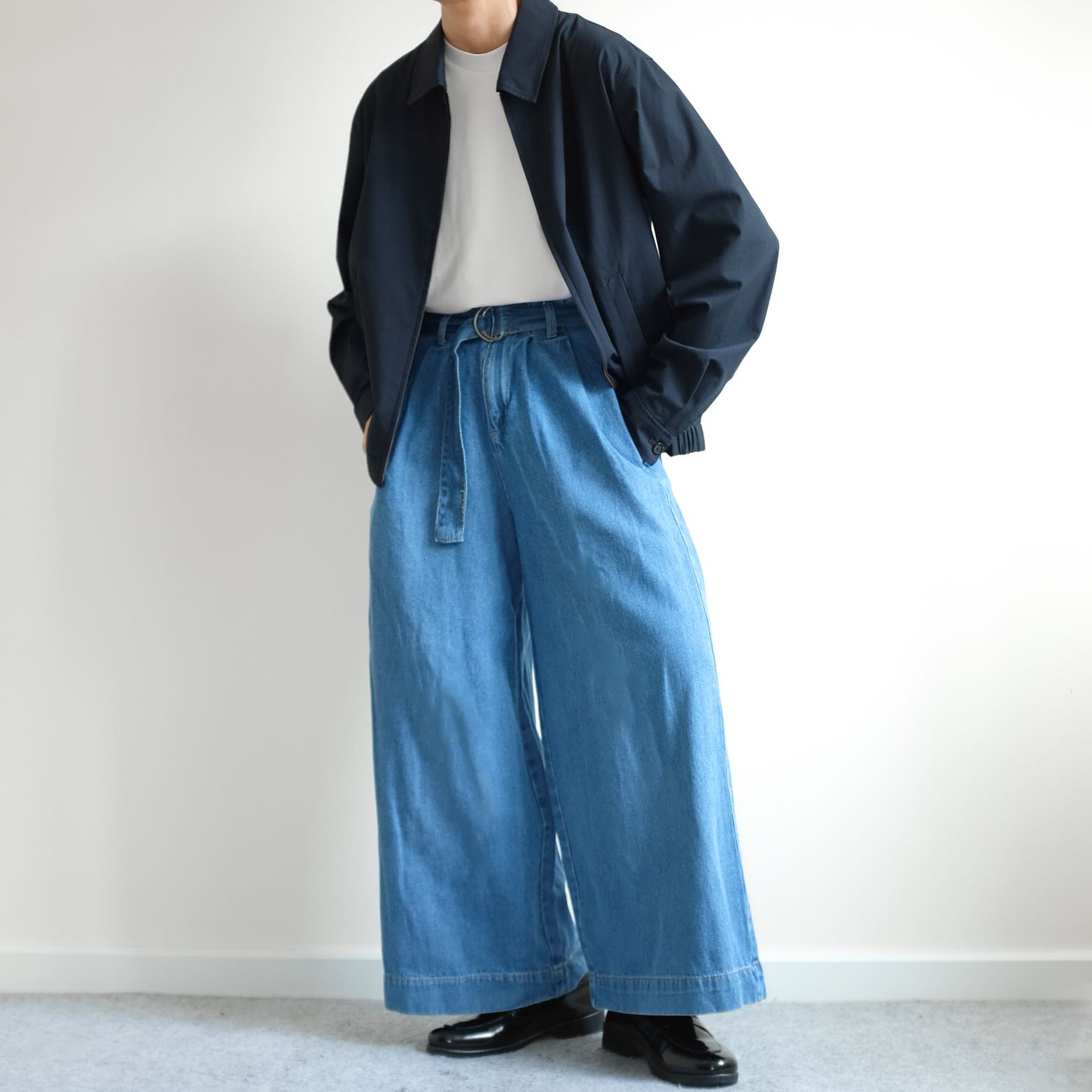 CHIP CLIP  Relaxed Cropped Oversized Wide Legs Jeans 
