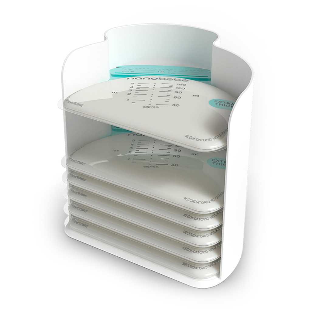 Nanobebe - 25 Breastmilk Storage Bags and Organizer ถุงเก็บน้ำนม