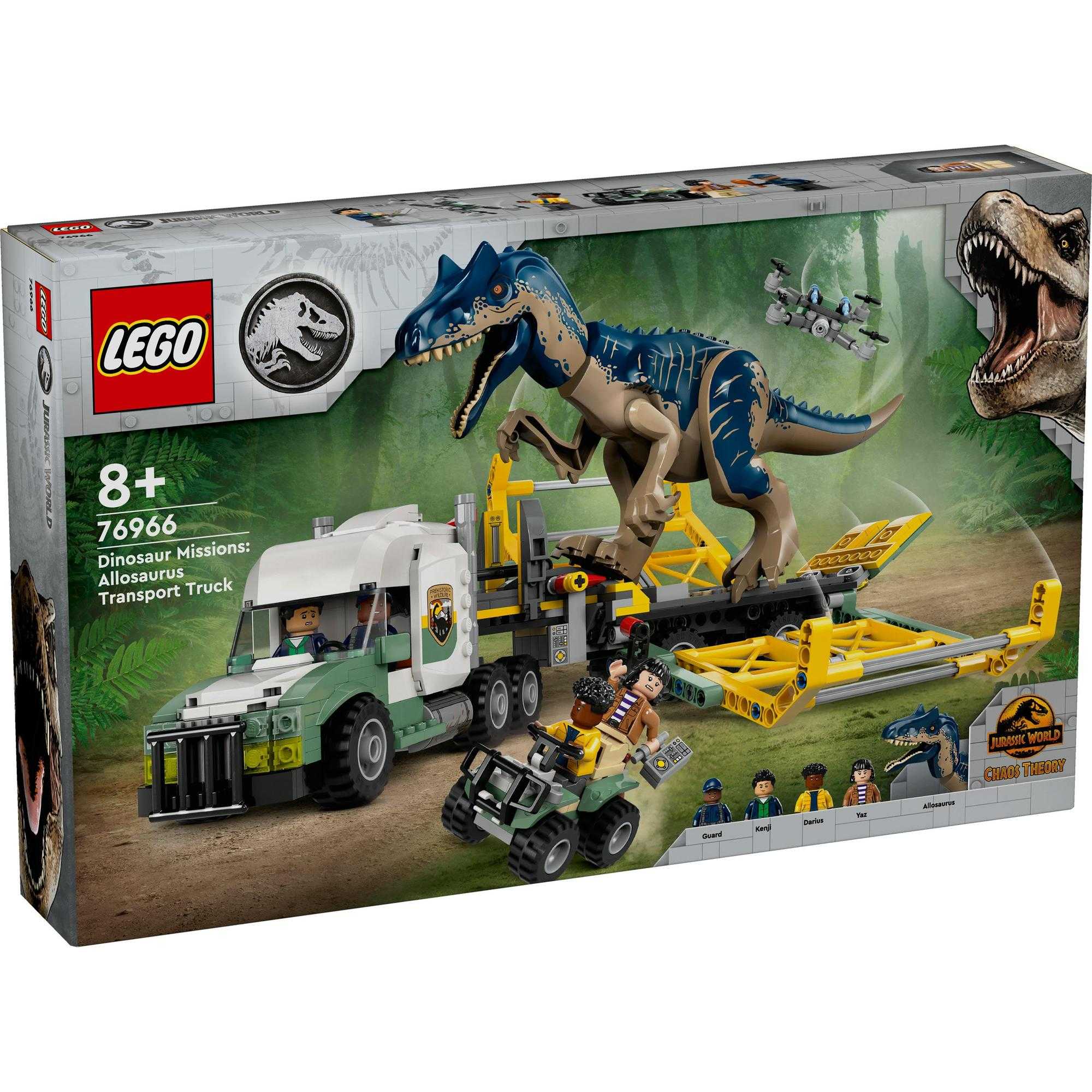 LEGO 76966 Dinosaur Missions: Allosaurus Transport Truck