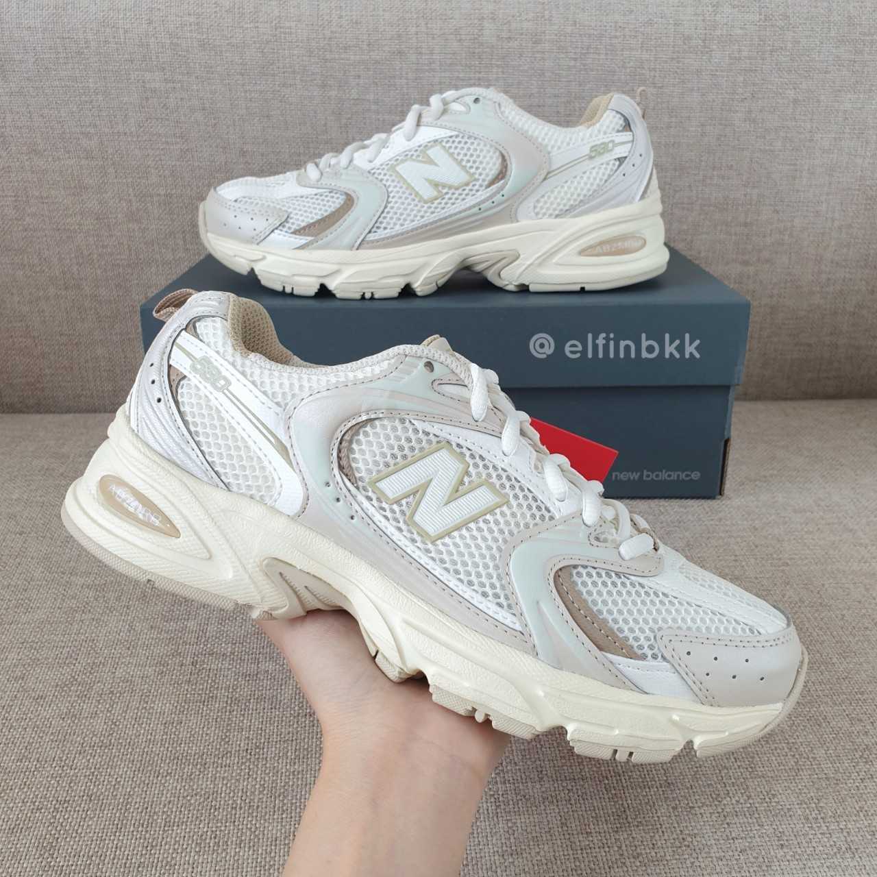 ขายดี⭐ รองเท้าผ้าใบ New Balance MR530 530SH ครีม เบจ 530AA1 ไข่มุก 530AA น้ำตาลมอลต์ 530WJ ชานม