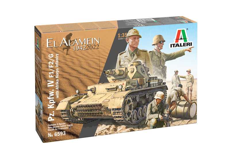 1/35 Pz.Kpfw.IV F1/F2/G With Afrika Korps Infantry