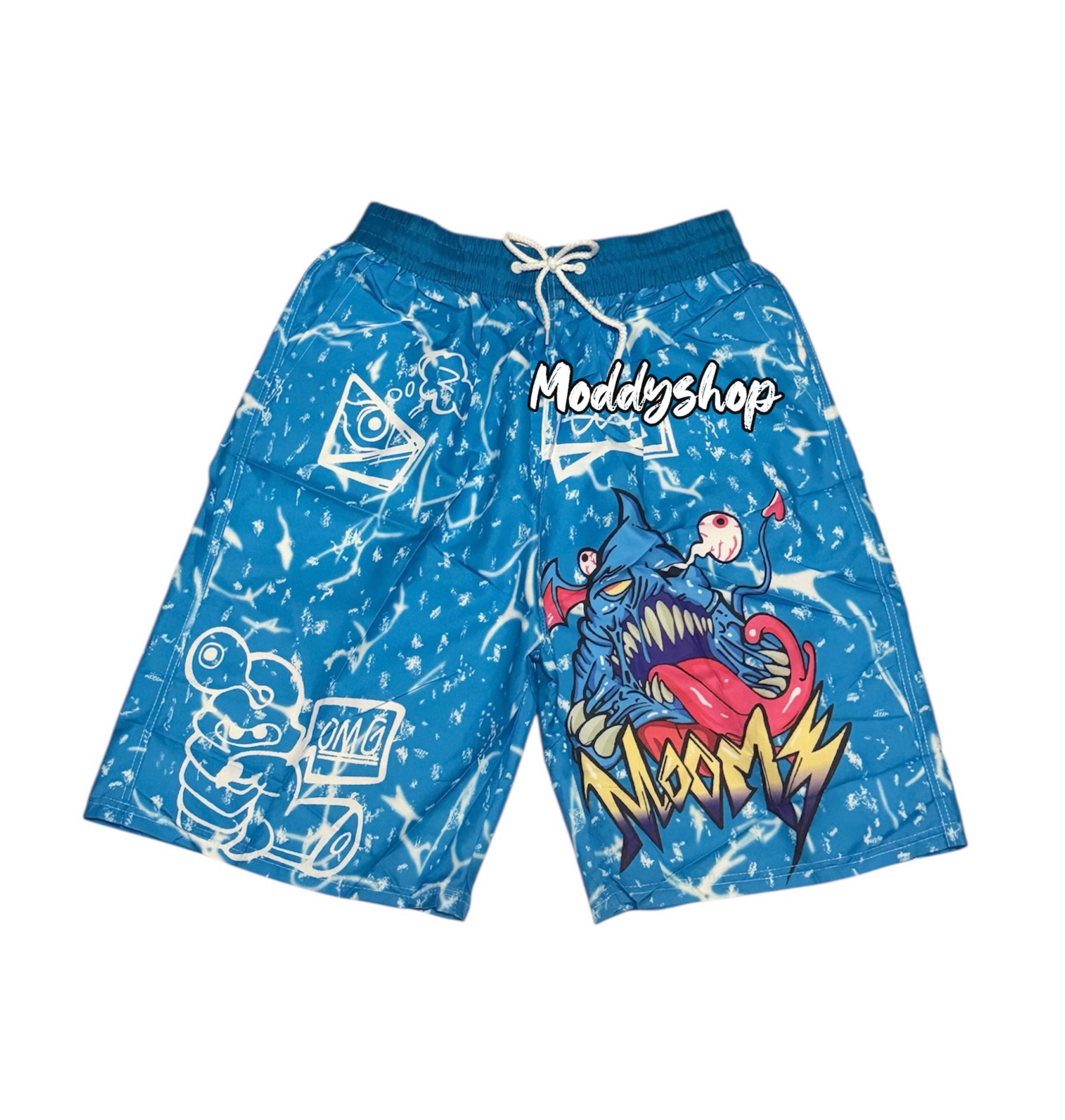 #กางเกงขาสั้น ลายการ์ตูน