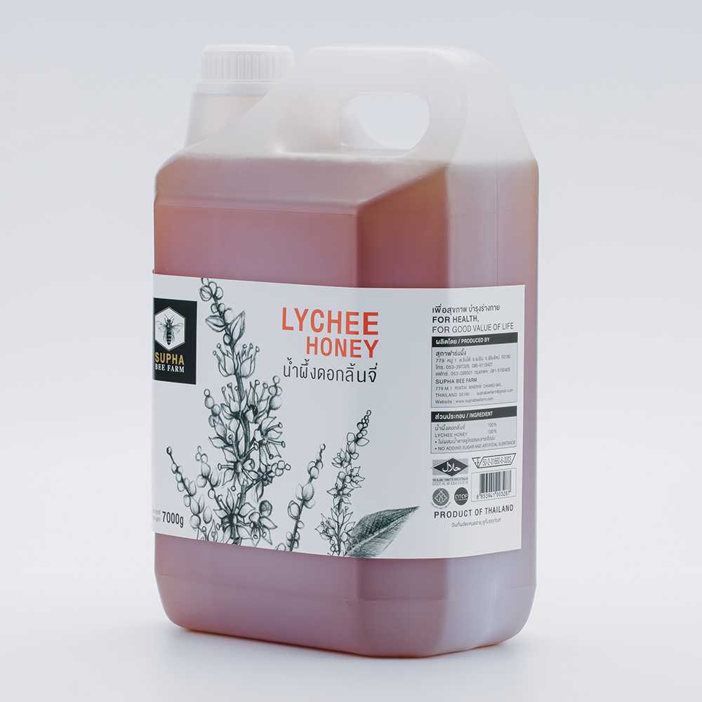 น้ำผึ้งดอกลิ้นจี่ 7 กิโลกรัม Lychee Honey 7kg