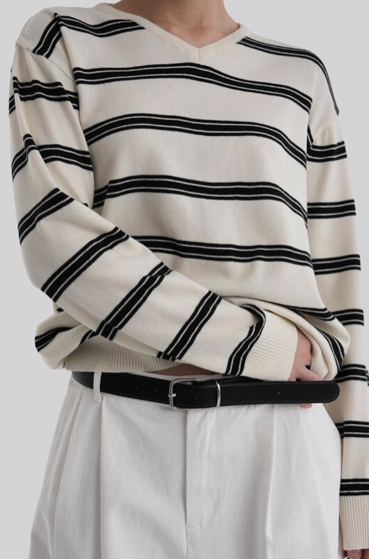 LARRY V STRIPED KNIT (พร้อมส่ง / PRE ORDER)