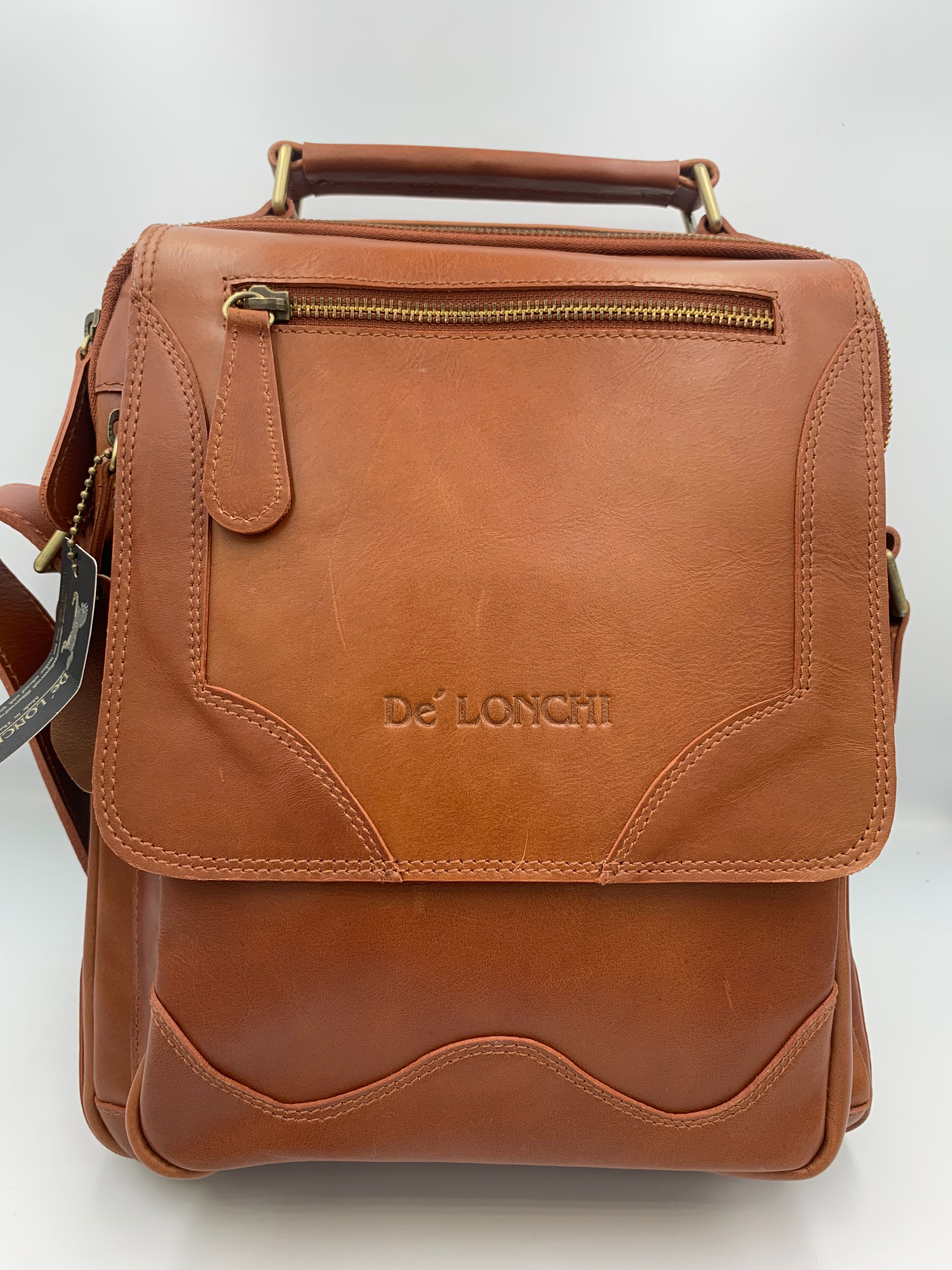 Delonchi กระเป๋าหนัง handbag หนังนูบัค รุ่น de007