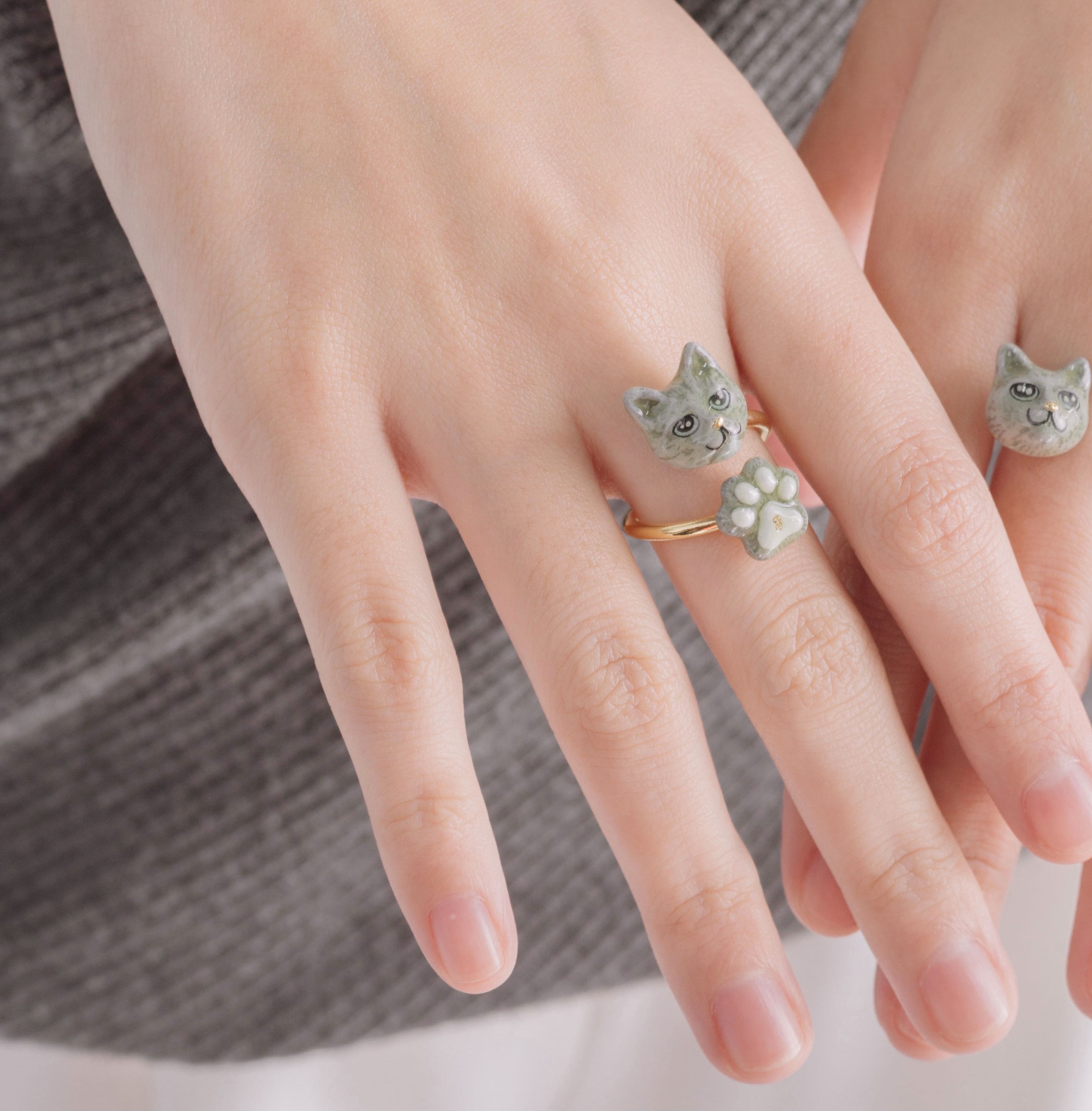 Cool cat : The Russian Blue Cat Ring