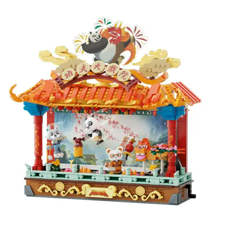 Kung Fu Panda - Shadow Play Theater ตัวต่อพลาสติก รุ่นโรงหนังกังฟู