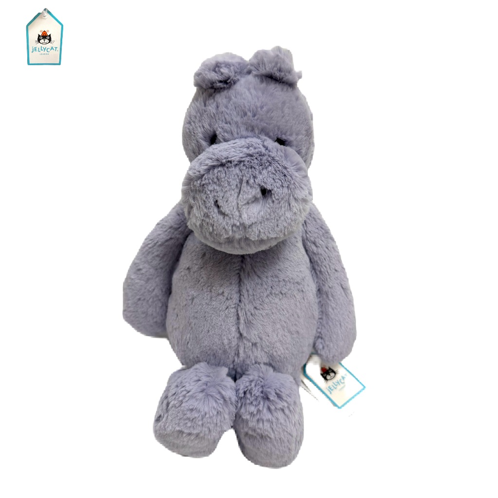 JELLYCAT ตุ๊กตาผ้าขน Bashful Hippo ของแท้จาก London ของใหม่