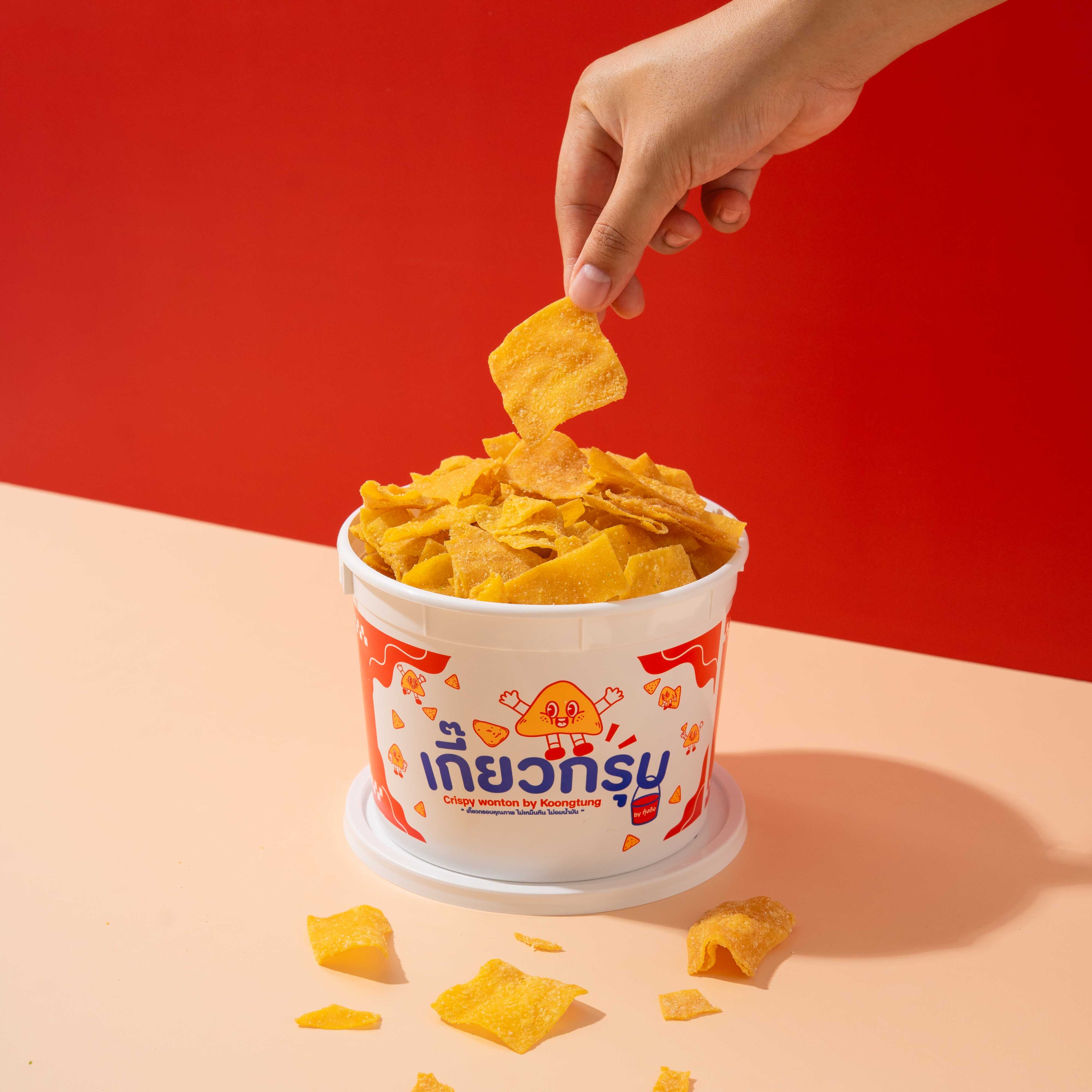 เกี๊ยวกรุบ By กุ้งถัง(เจ้าเเรกในเมืองไทย) รส ซาวครีม