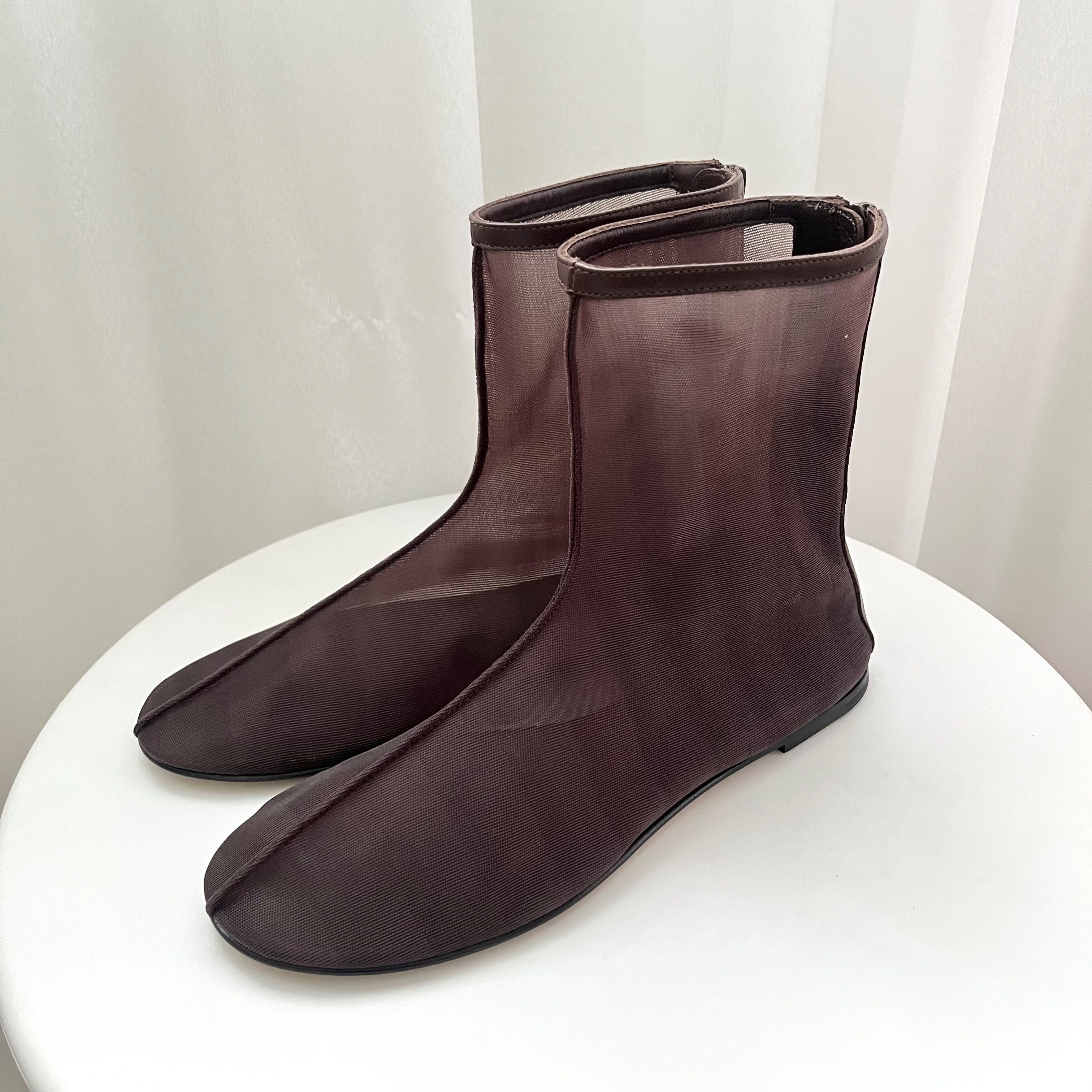 DEAR FRANCES BALLA BOOTIE - COFFEE