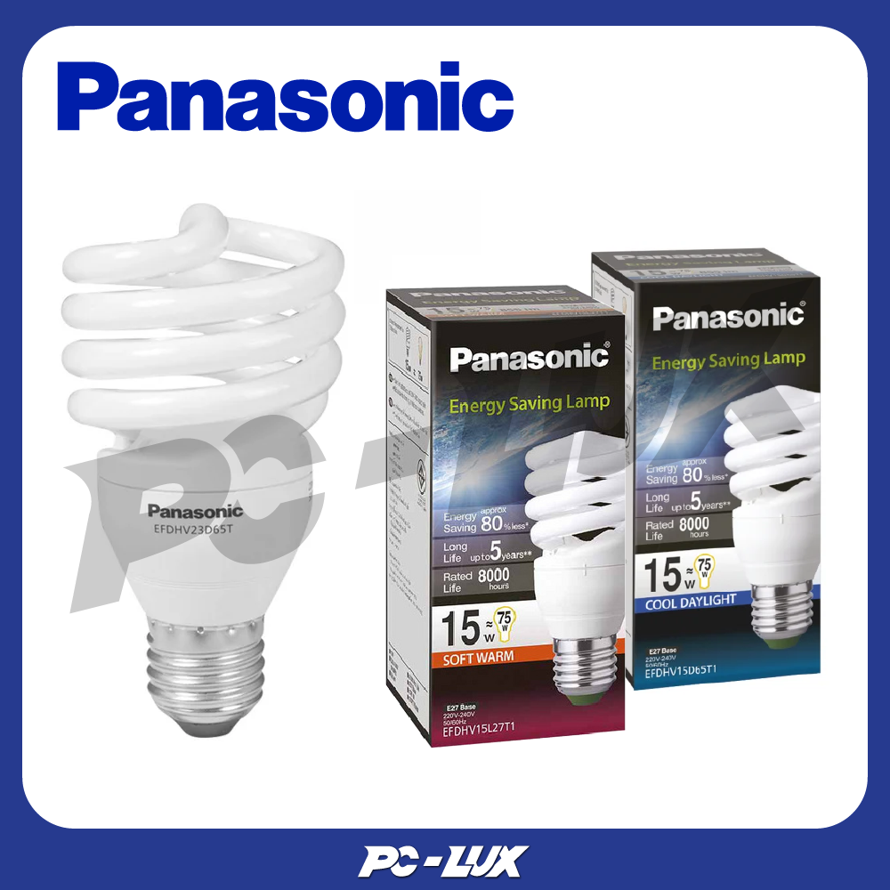 PANASONIC หลอดประหยัดไฟ แบบเกลียว รุ่น ECO