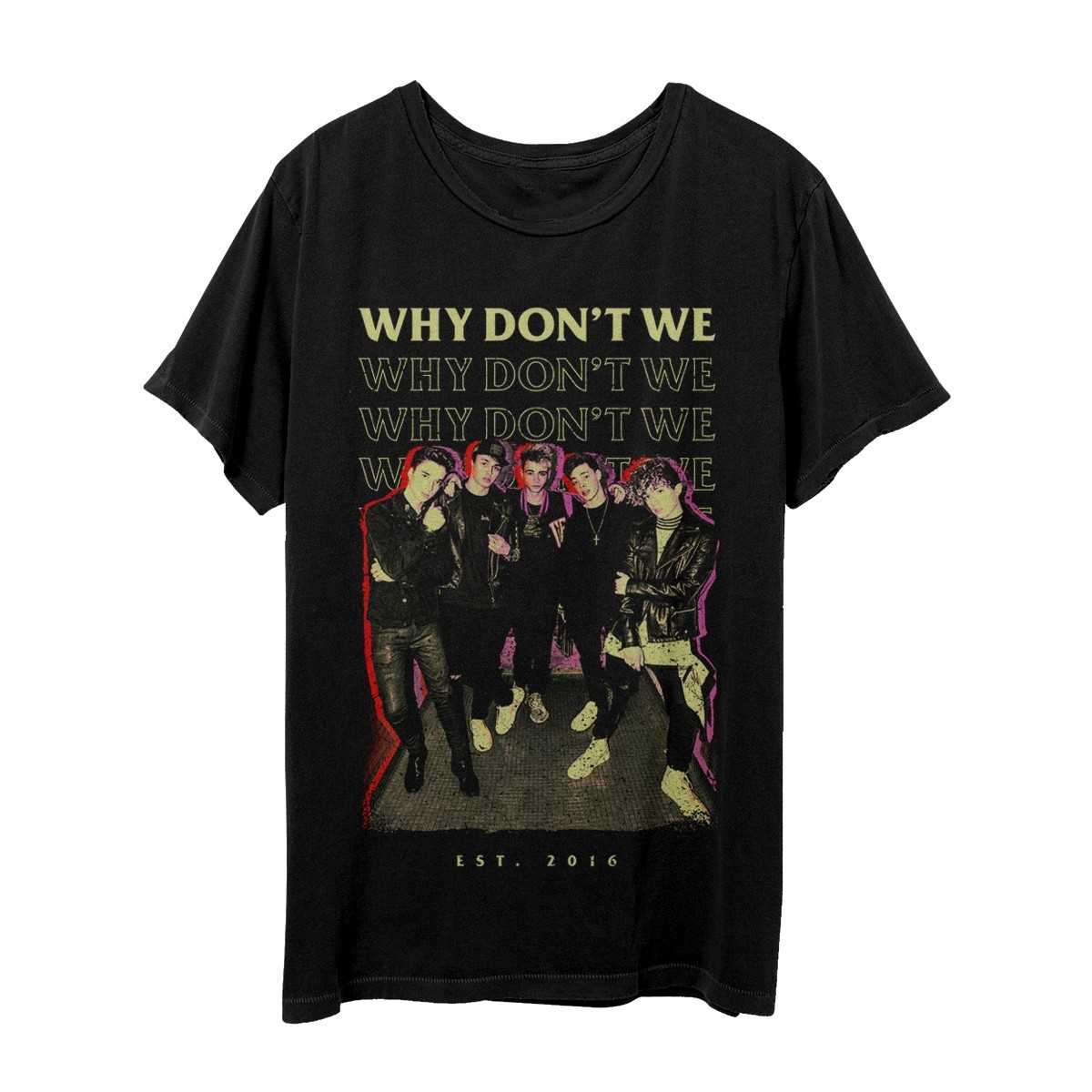 [พร้อมส่ง] Why Don't We - Vintage Style T-Shirt สินค้า official