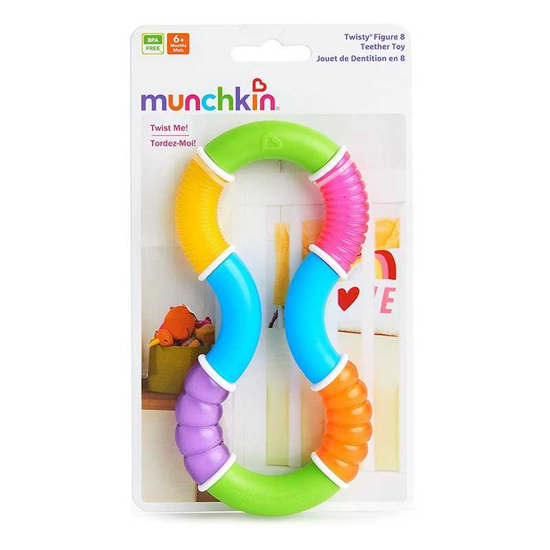 #ยางกัด Munckin : MNK75124 Twisty Figure 8 Teether