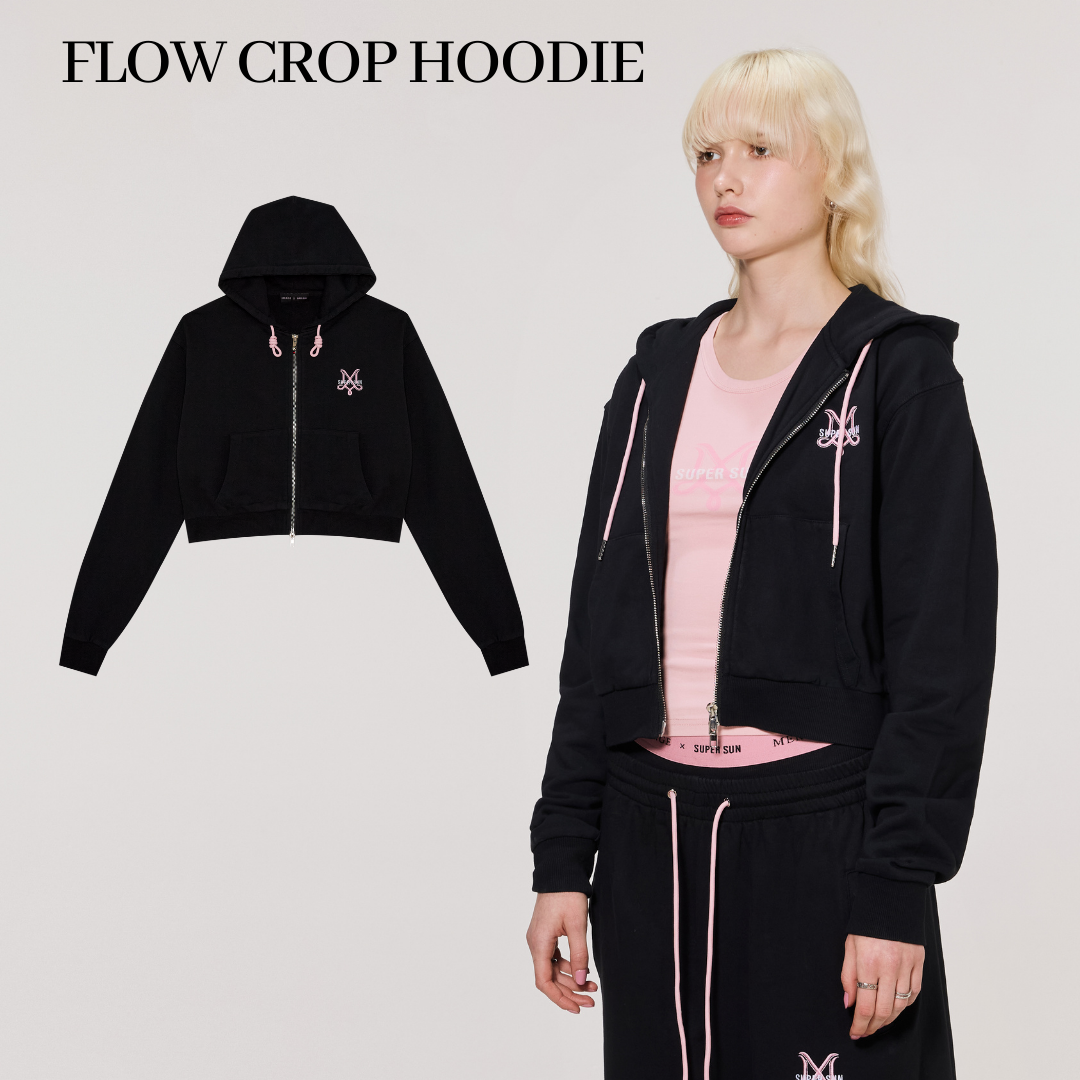 Merge Official - Flow Crop Hoodie (พร้อมส่ง)