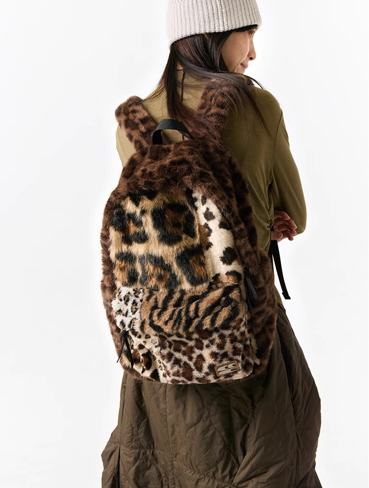 Crying Center Leopard Backpack