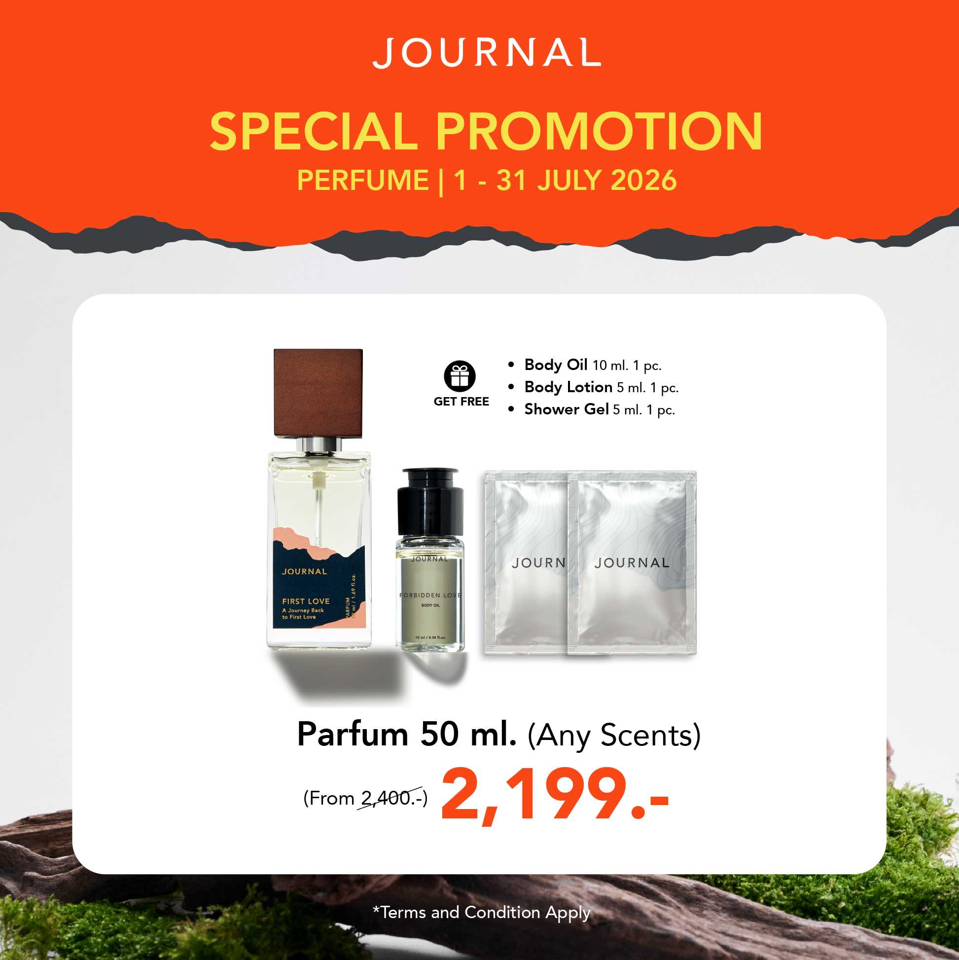 July Special ✨Parfum 50 ml ราคาพิเศษ ! และของแถมอีก 3 รายการ