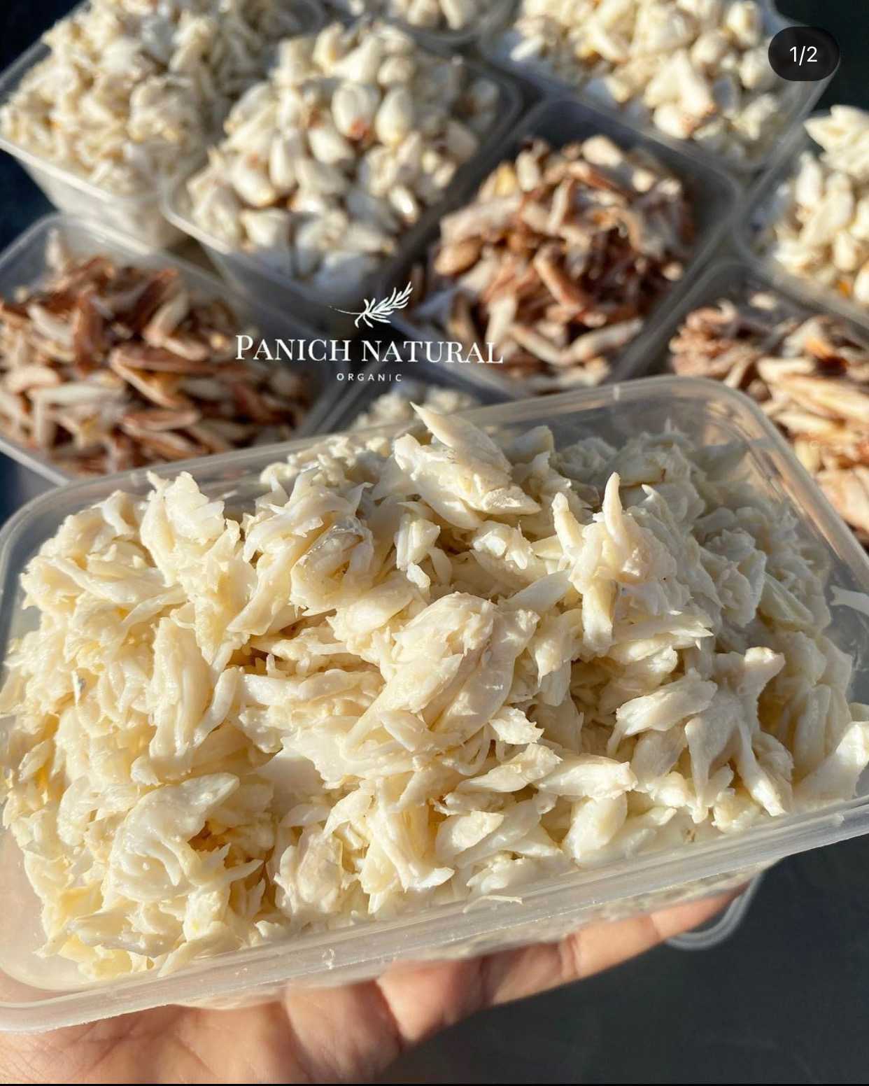 เนื้อปูม้าแกะ+อกปู นึ่งใหม่ ทะเล