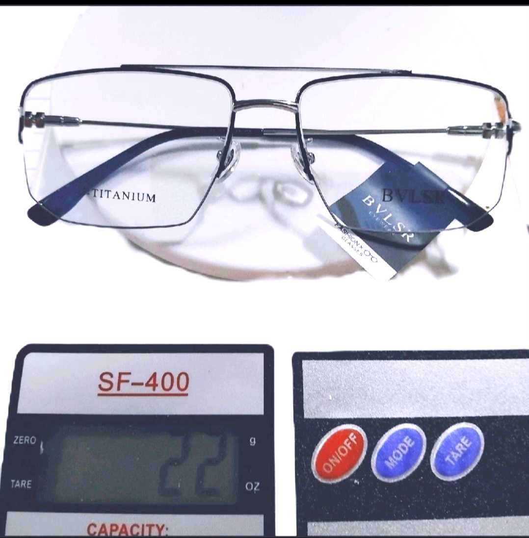 NA40 แว่นไทเทเนียมแท้ๆ100%หน้าแว่นกว้าง140mmขนาด56mm กรอบสูง42mm เซาะร่องสุดเท่พร้อมเลนส์บลูเปลี่ยนส