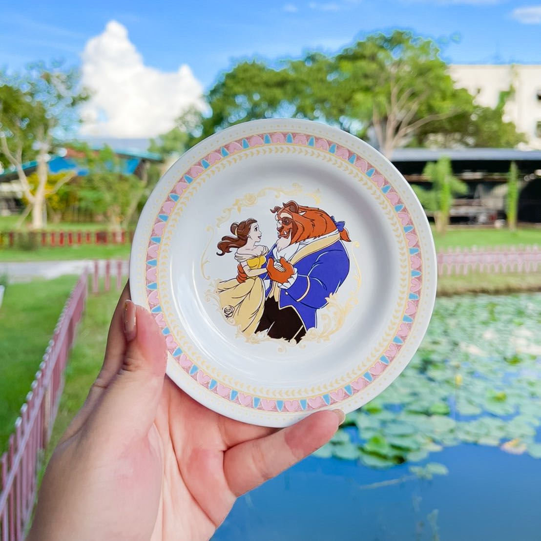 จานขนม Beauty & The Beast