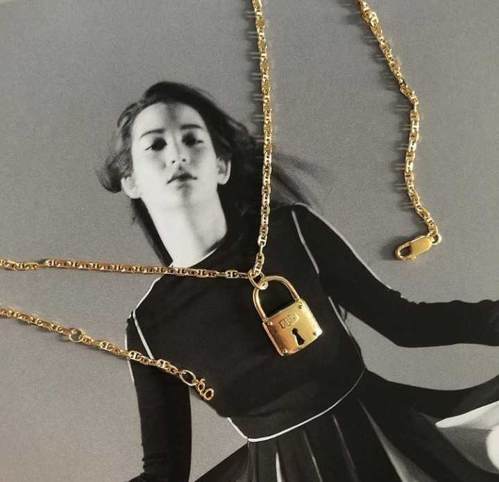 grumpy Padlock Necklace