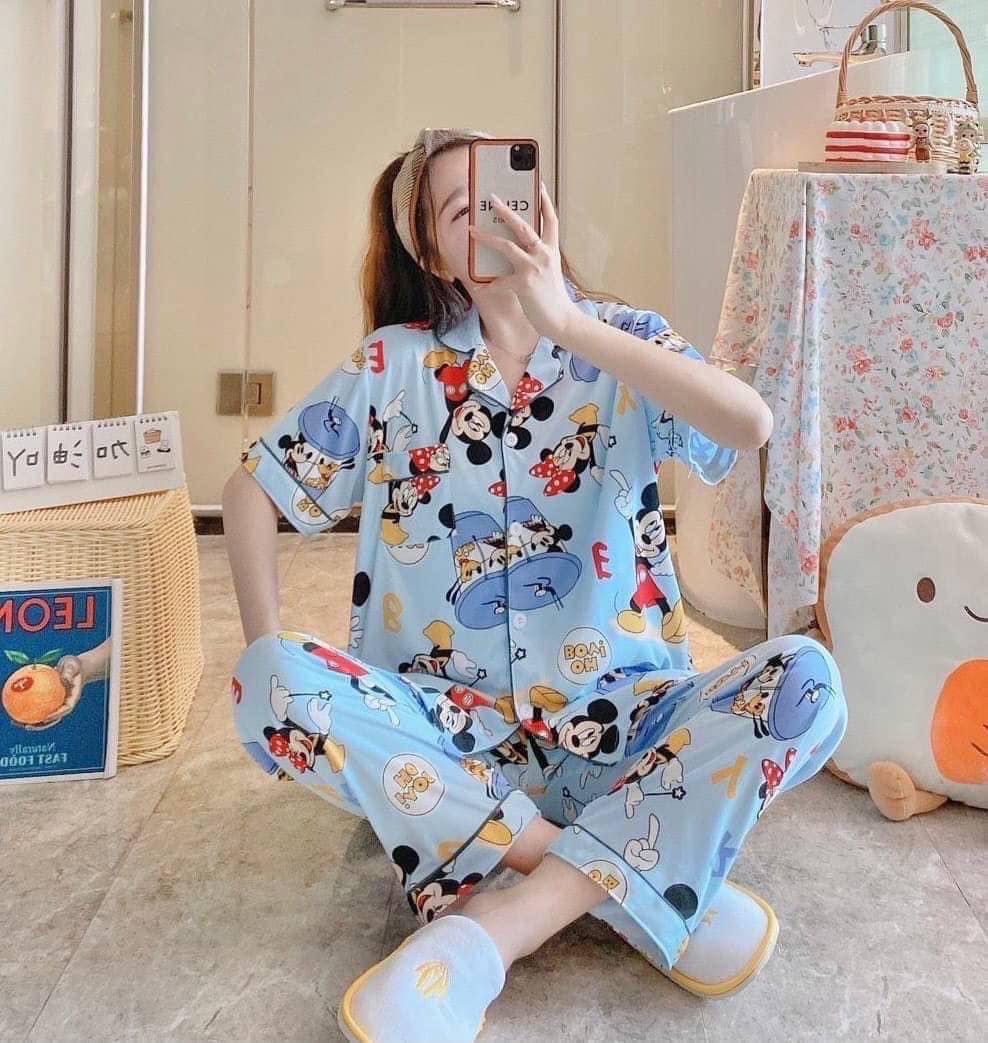T42 - Micky mouse (แขนสั้น+ขายาว)