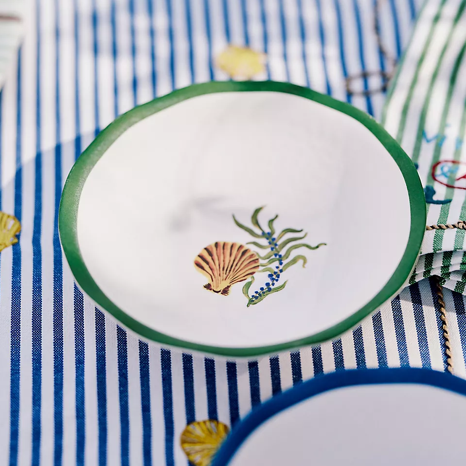 (พรีออเดอร์)  มี 4 แบบ Nathalie Lete By the Sea Melamine Bowl