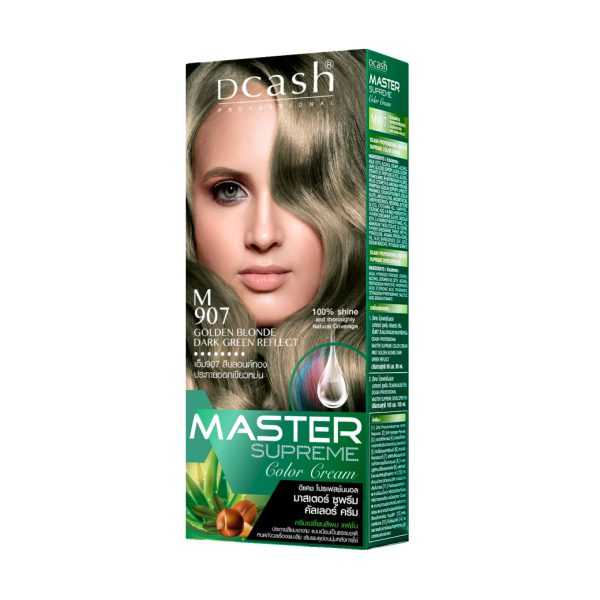 Dcash M907 บลอนด์ทองออกประกายเขียวหม่น