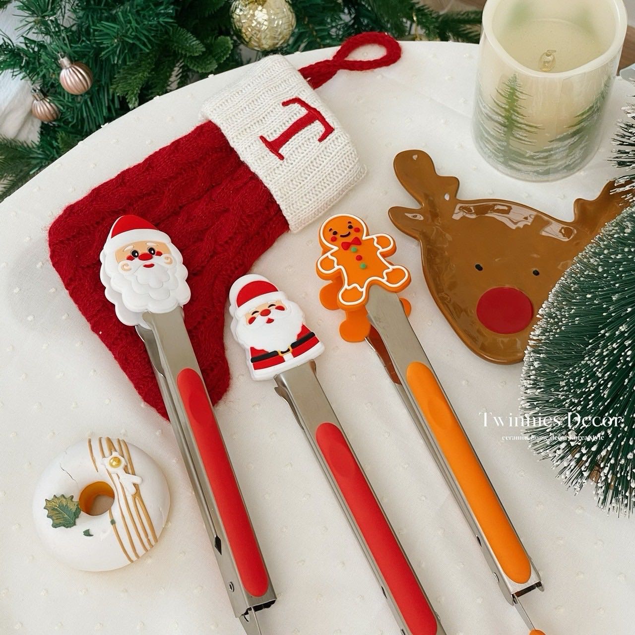 ที่คีบ 𝑪𝒉𝒓𝒊𝒔𝒕𝒎𝒂𝒔 🎅🏻🍪  Twinnies Decor
