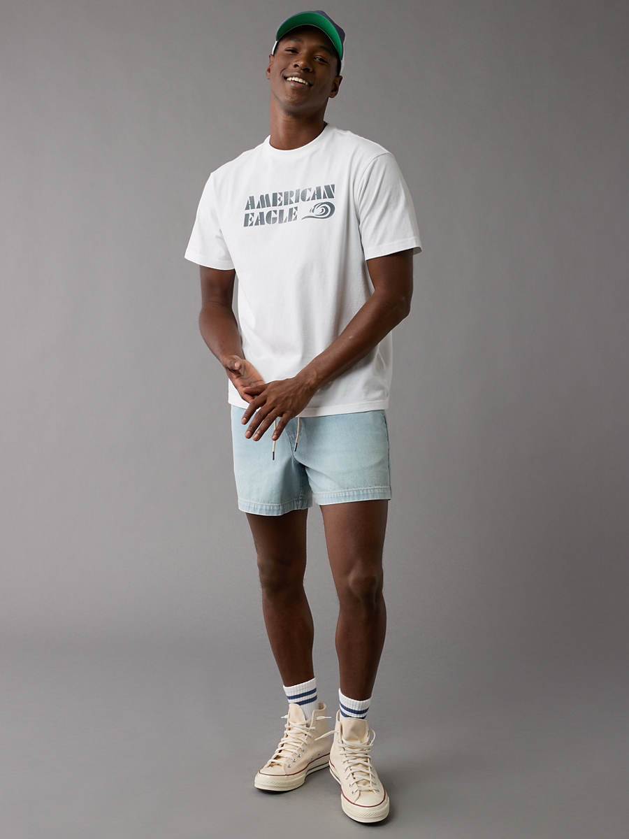 เสื้อยืด ผู้ชาย G SS BRAND ALOHA SET IN TEE- PC DYE + SERIOUSLY SOFT WASH ( 017-3648-100 )