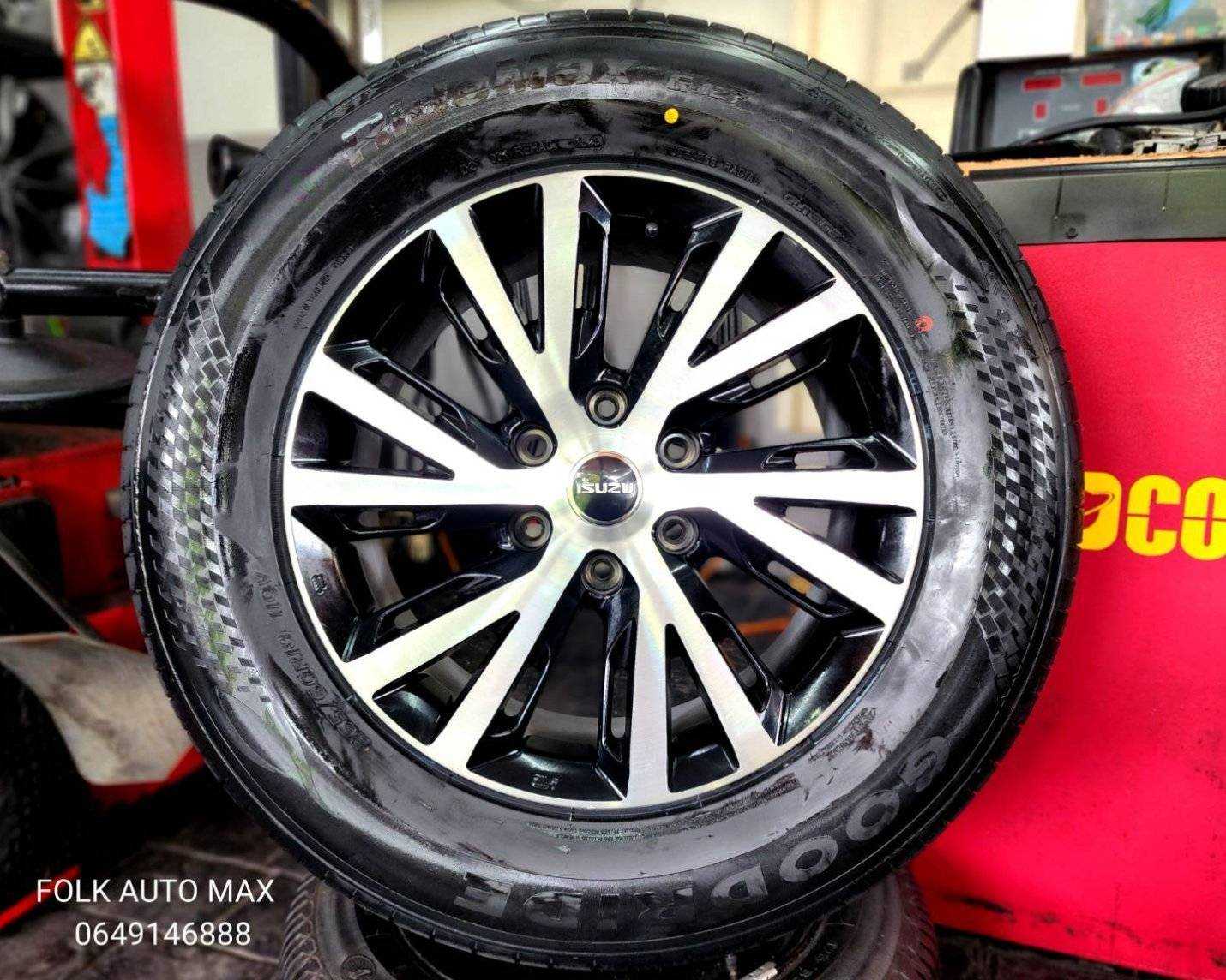 ปี 25 ล้อ Isuzu d-max ขอบ 18 สภาพสวย พร้อมยางใหม่ Goodride 265 60 18 ปี25  185267 91253668