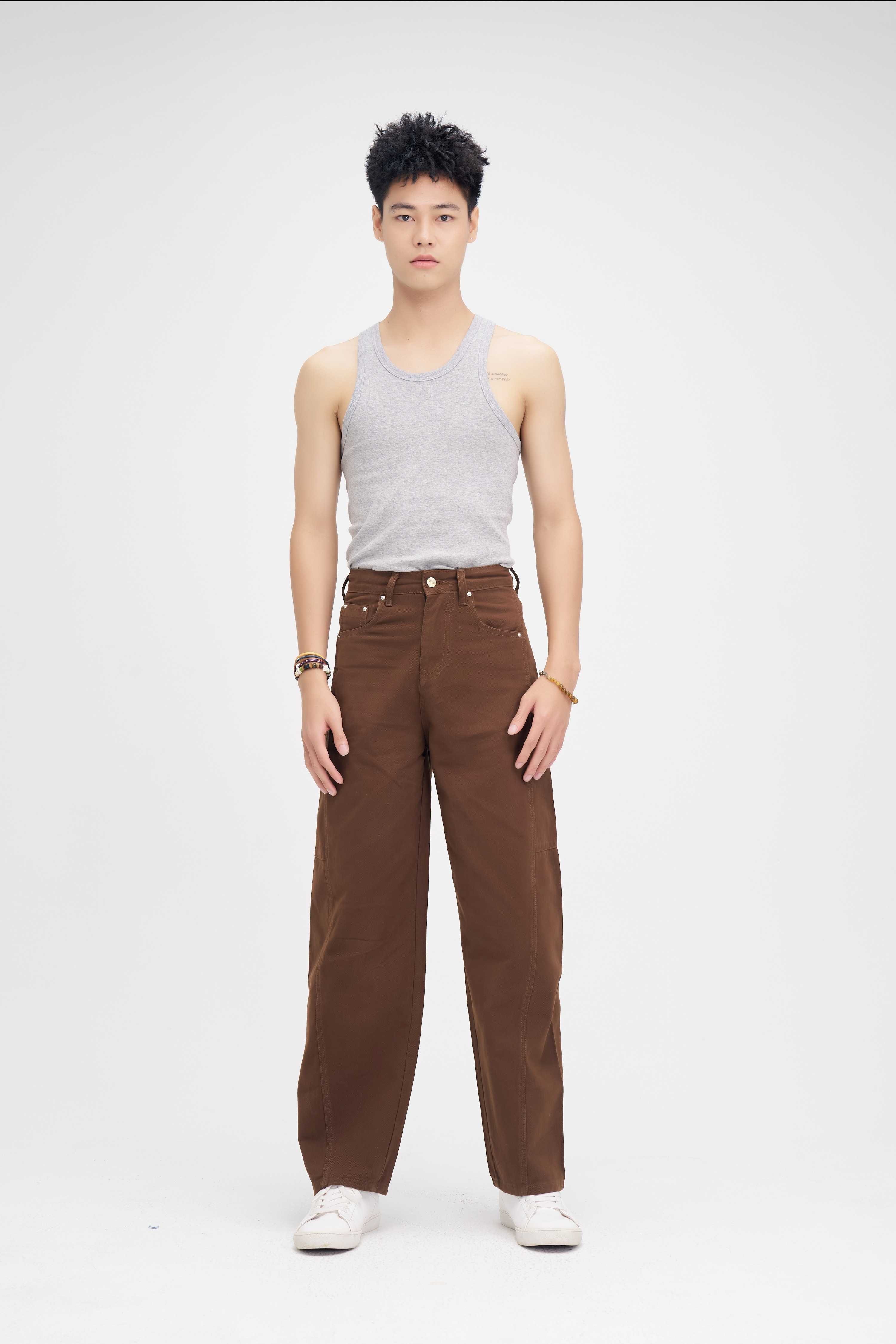 Niyom Jeans collection Aloha : รุ่น CP-005 กระบอกใหญ่ทรงบอลลูน